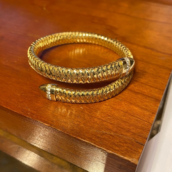 Roberto Coin Primavera 18k gold/diamond bracelet - Picture 7 of 14